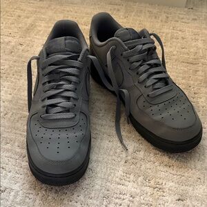 Nike Air Force 1 Men's Charcoal Sneakers